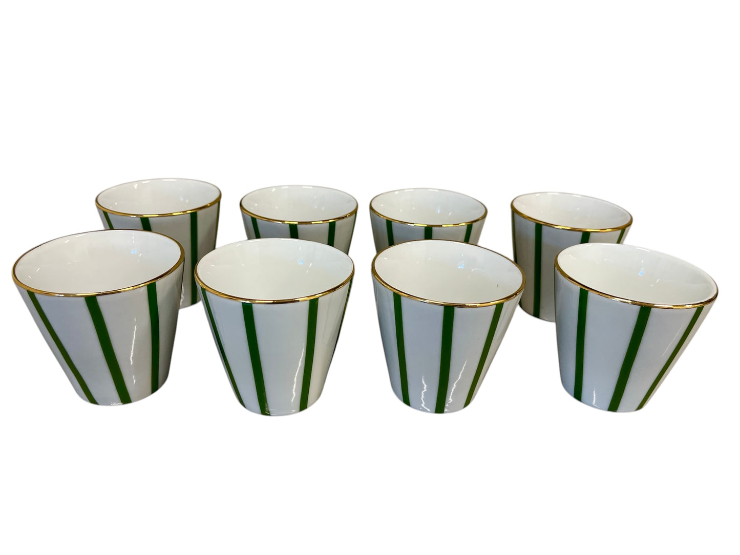 Cachepot Petit Coleção "Listras Verdes"