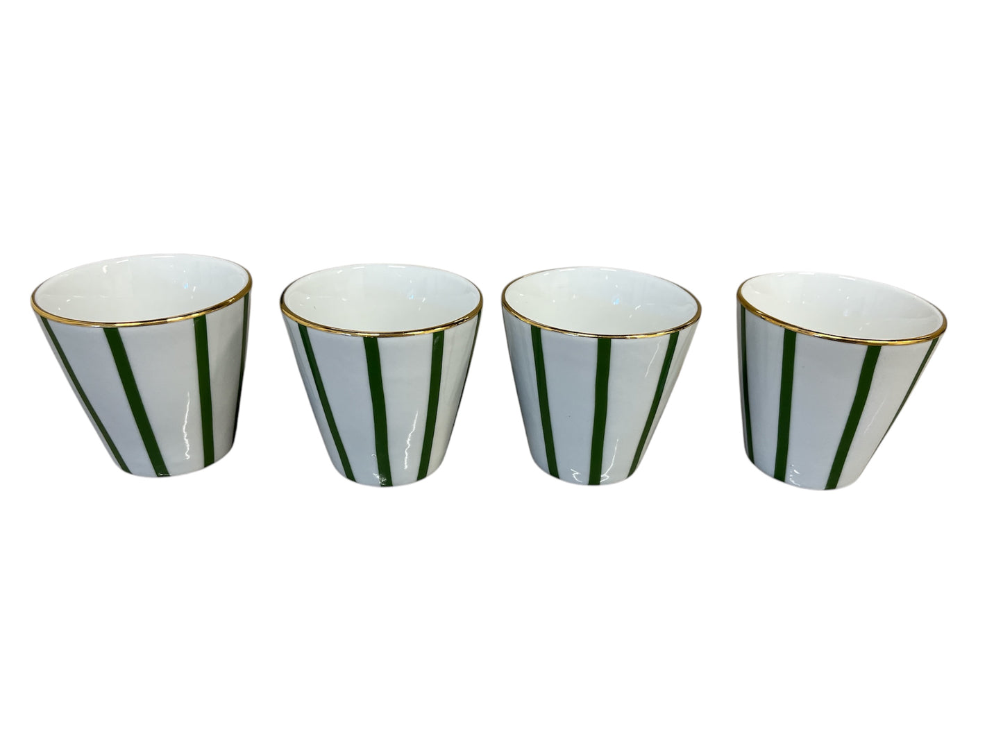Cachepot Petit Coleção "Listras Verdes"