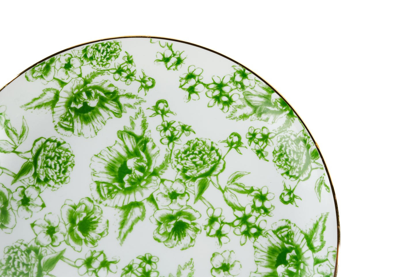 Prato para bolo com pé Coleção "Jardin Sur Le Nil"