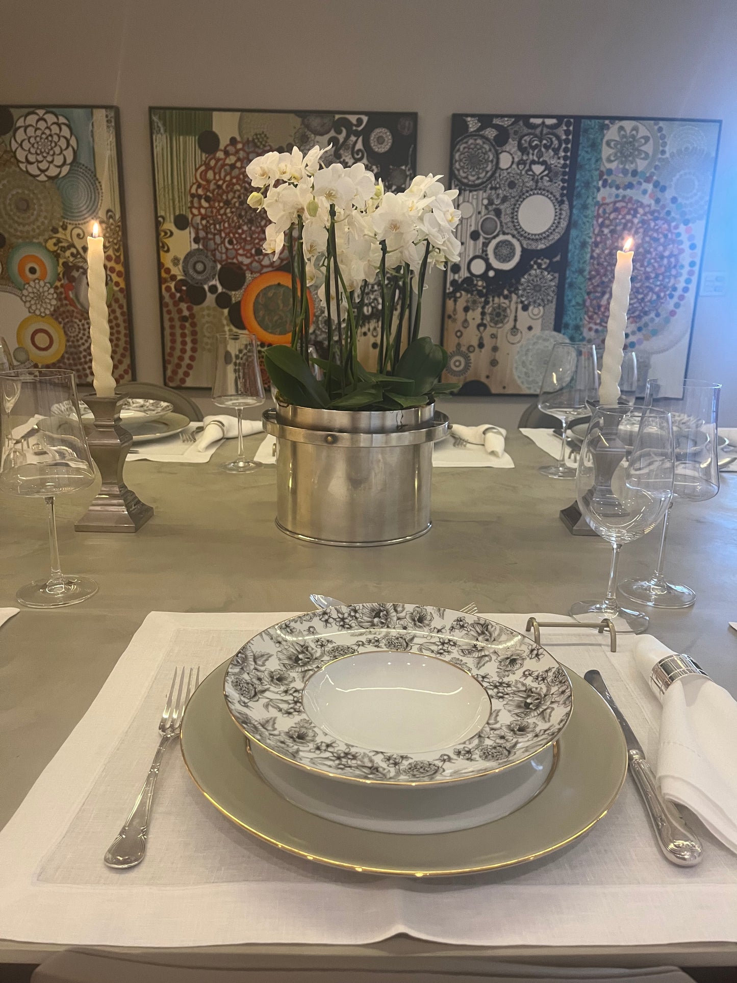Prato para Risoto Coleção "Papoula"