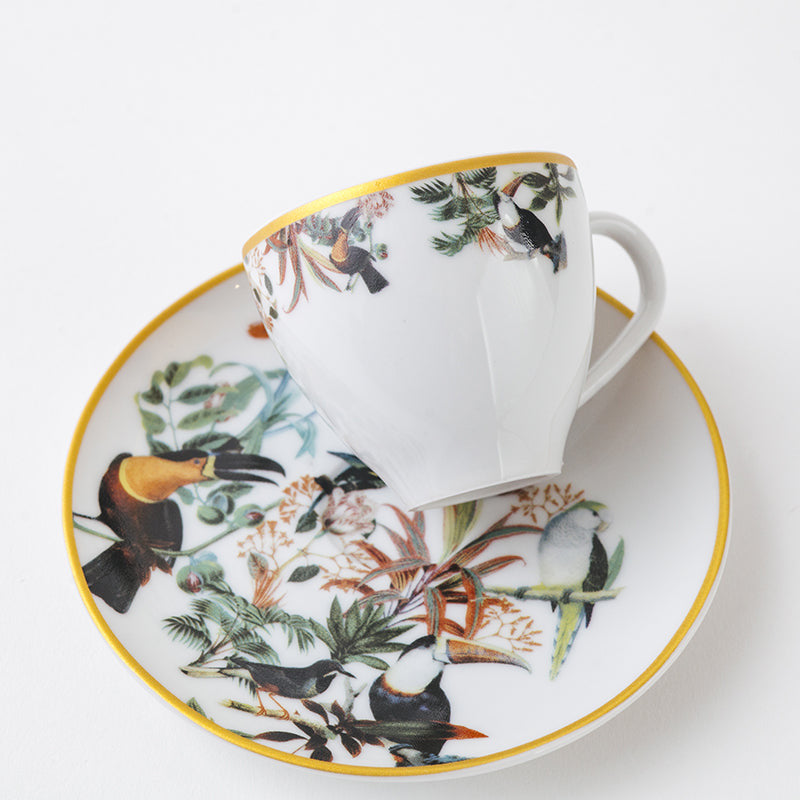 Kit Xícaras de Café "Coleção Prato Brasil" 12 peças