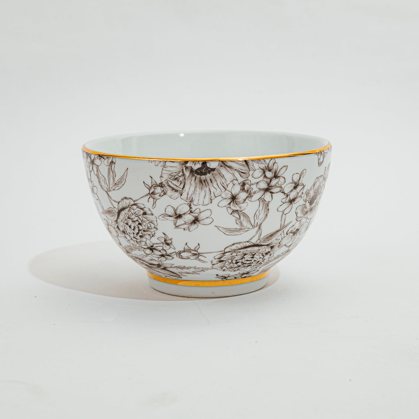 Kit Bowl Vaso Grande Coleção "Papoula" 4, 6, 8 e 12 Peças