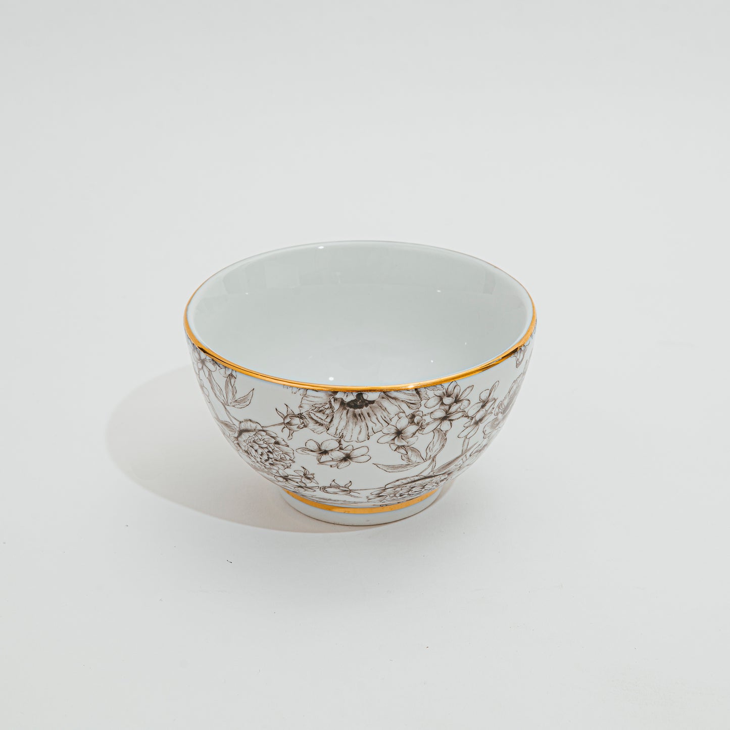 Kit Bowl Vaso Grande Coleção "Papoula" 4, 6, 8 e 12 Peças