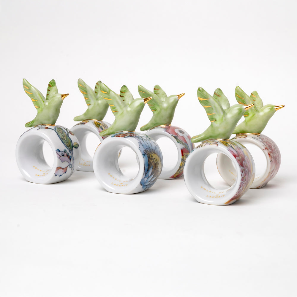 Kit Porta Guardanapo Coleção Pássaros x Botanic 4, 6, 8 e 12 Peças