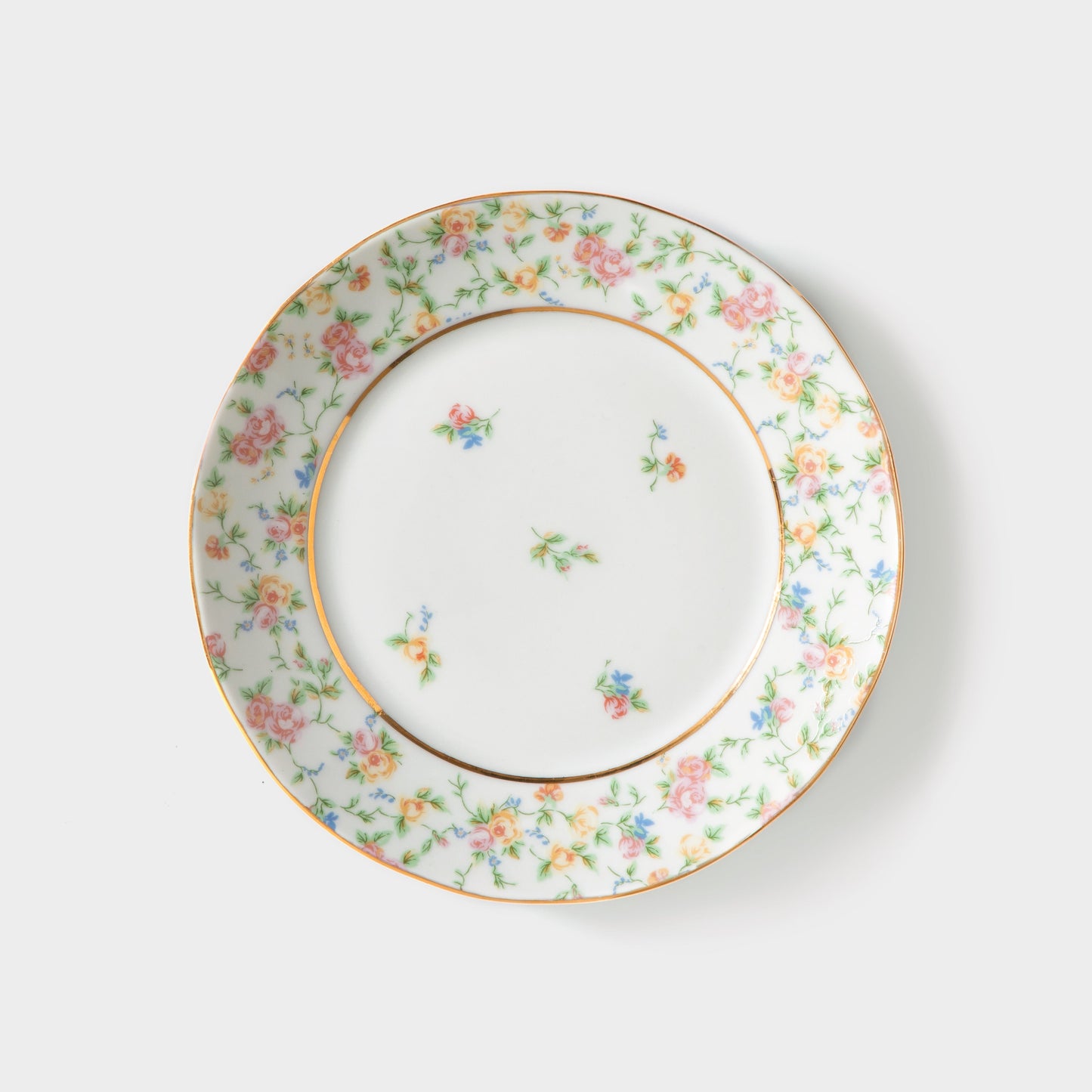 Prato sobremesa Porcelana especial Coleção La Vie en Rose