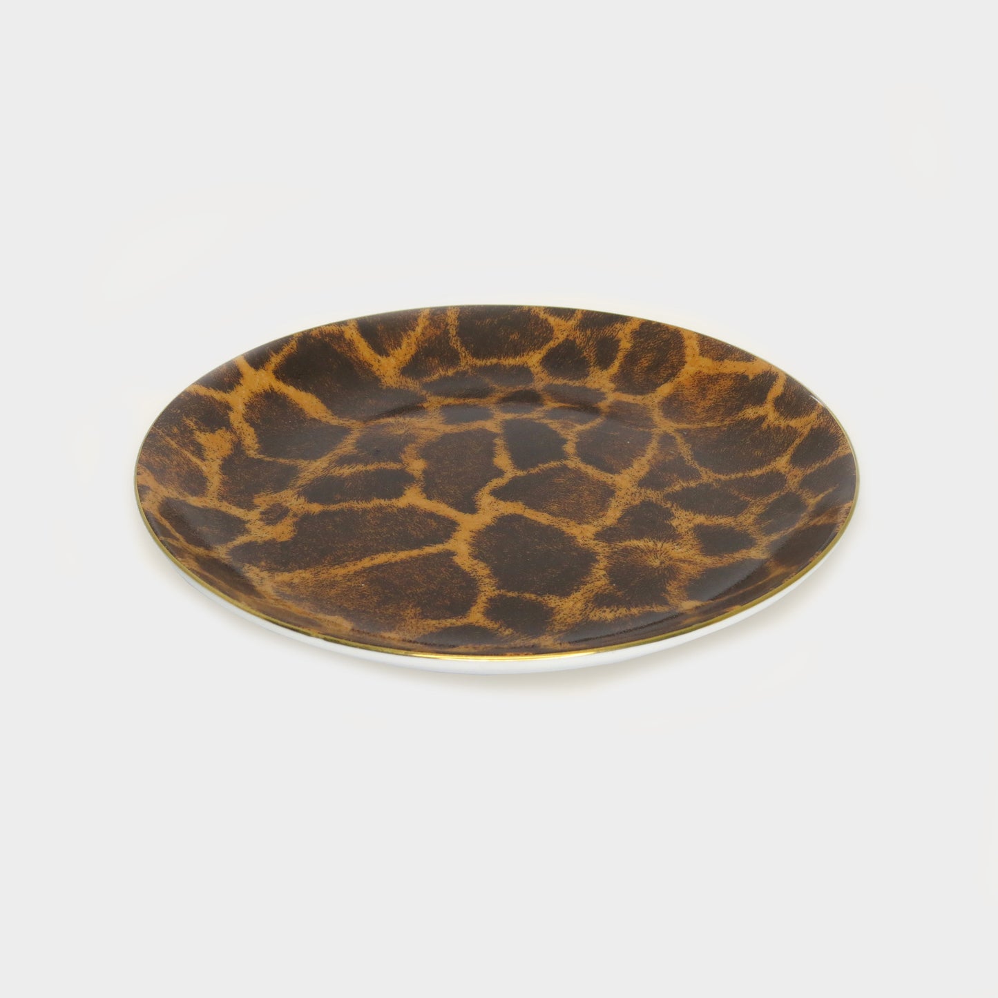 Kit Prato Sobremesa Coleção "Safari" Girafa 12 Peças