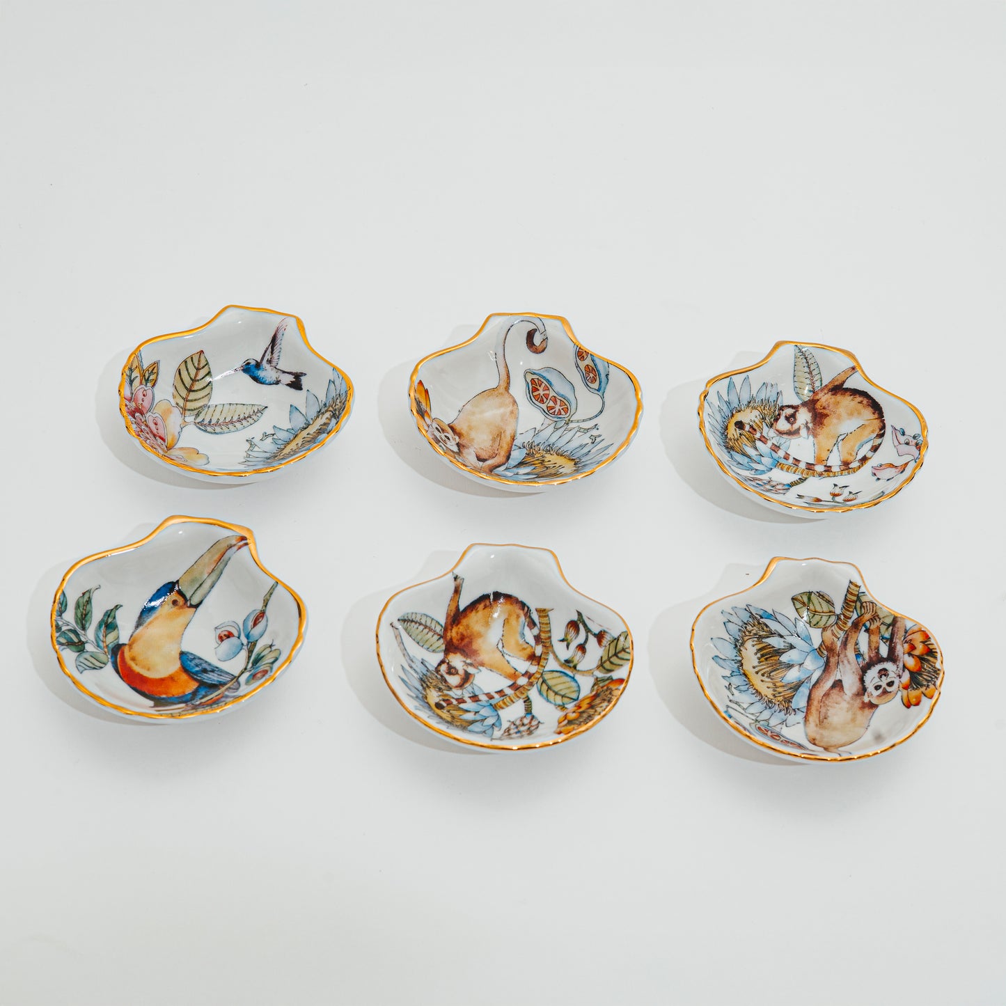 Kit Molheira - Coleção Japonesa Botanic 6 Peças