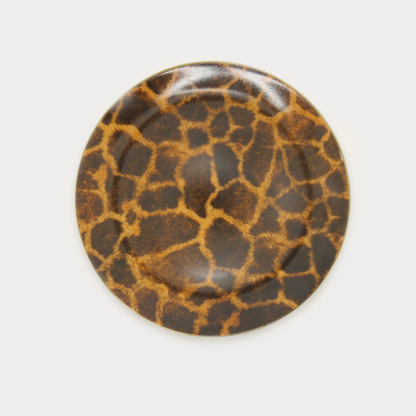 Kit Prato Sobremesa Coleção "Safari" Girafa 12 Peças